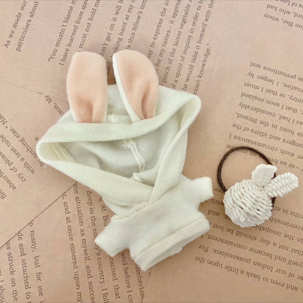 うさ耳パーカー&うさぎカゴバッグ