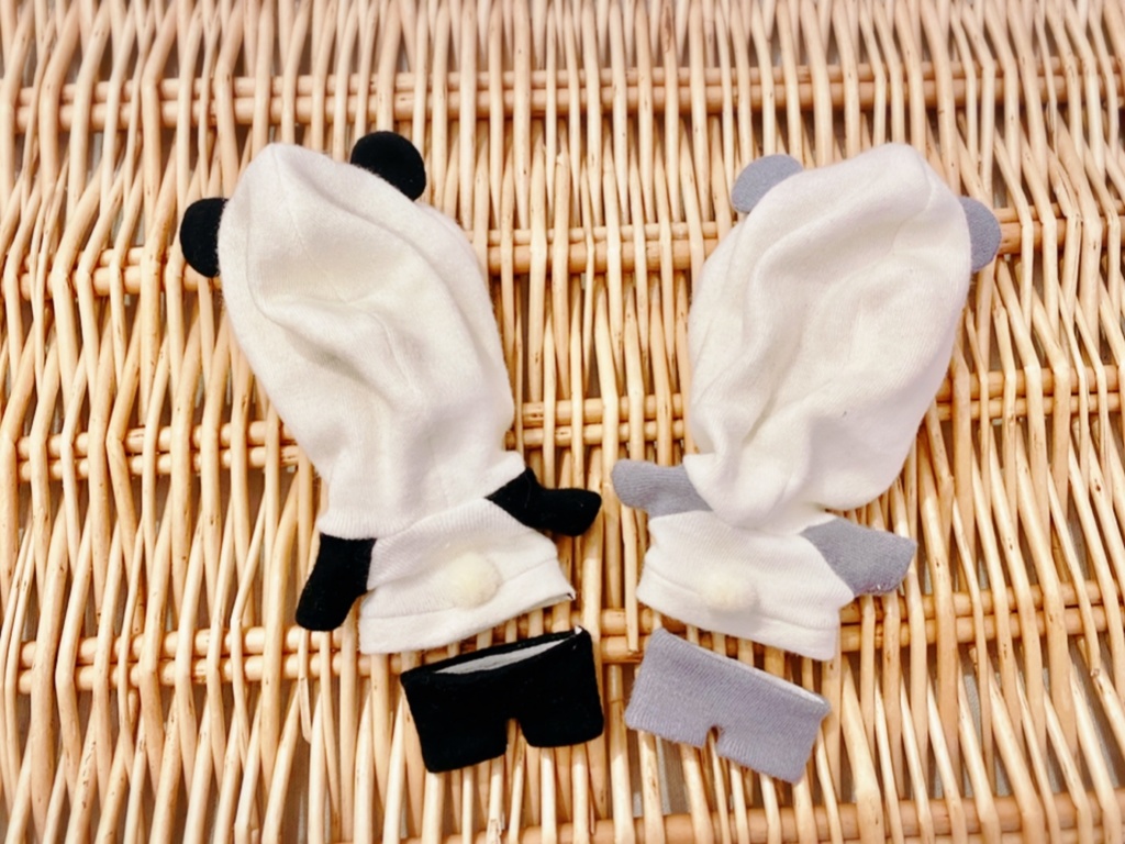 パンダパーカー&ズボンセット