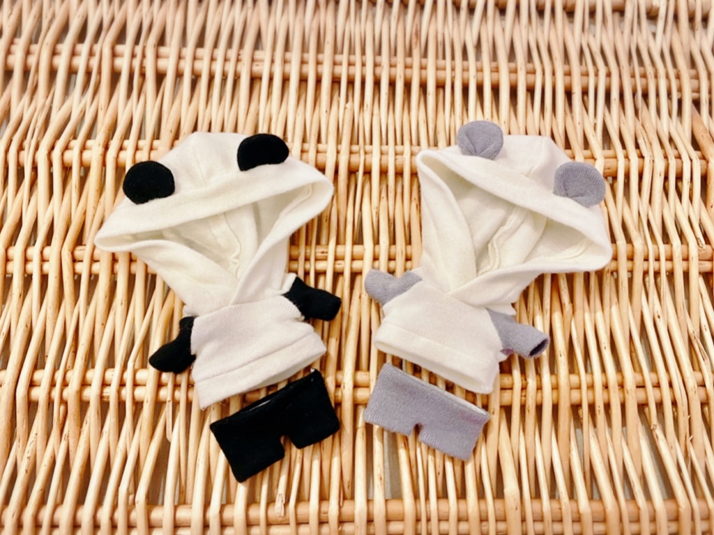 パンダパーカー&ズボンセット
