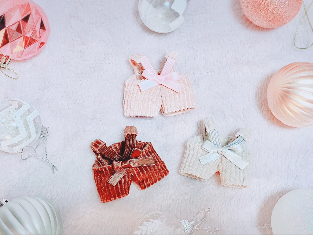 もこもこインナー&バックリボンサロペット