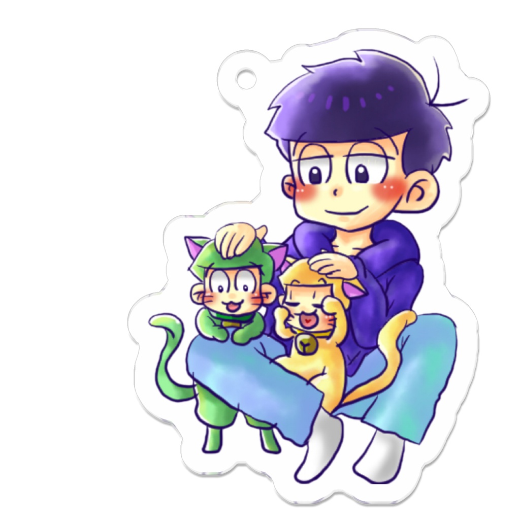 一松アクリルキーホルダー