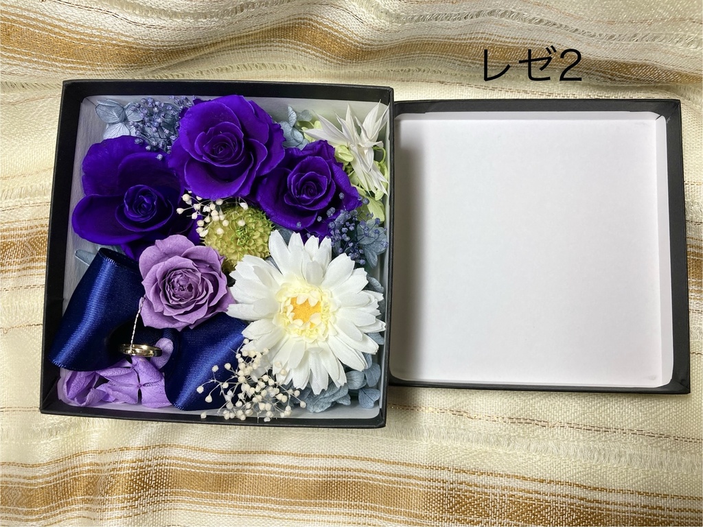 【デンレゼ概念】フラワーボックス【プリザーブドフラワー】