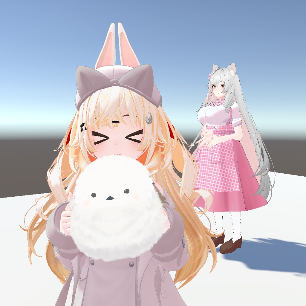 触ると鳴くふわもこシマエナガぬいぐるみ「VRC向け」