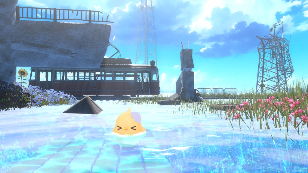 触ると鳴く!ふわもこひよこぬいぐるみ(VRC向け)