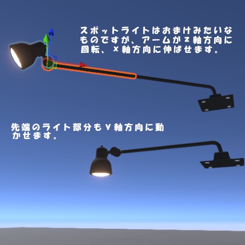 【3Dモデル】ペンダントライト&スポットライト