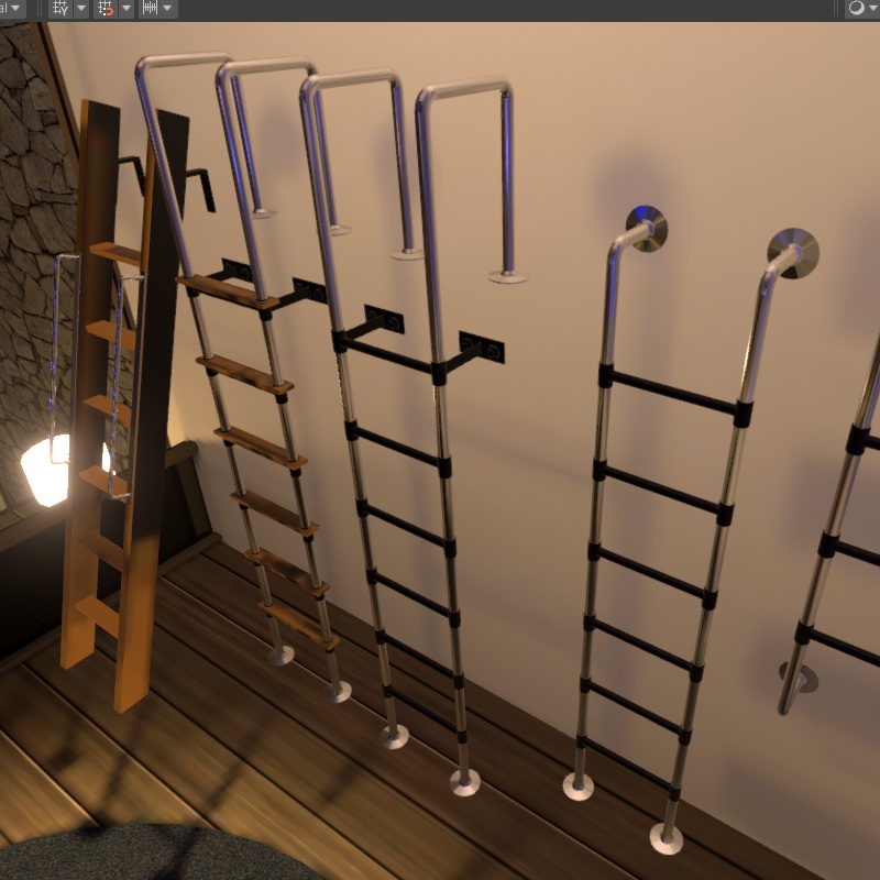 【3Dモデル】Ladder【はしご】