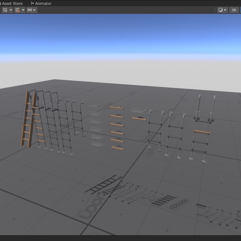 【3Dモデル】Ladder【はしご】
