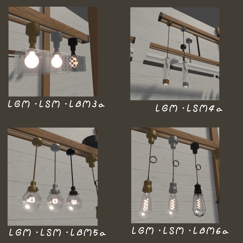 【3Dモデル】ductrail light 01【ダクトレールライト13種】