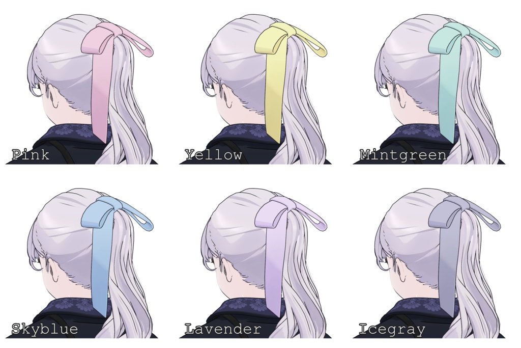 【無料】リボンカラーテクスチャ【Lapwing】