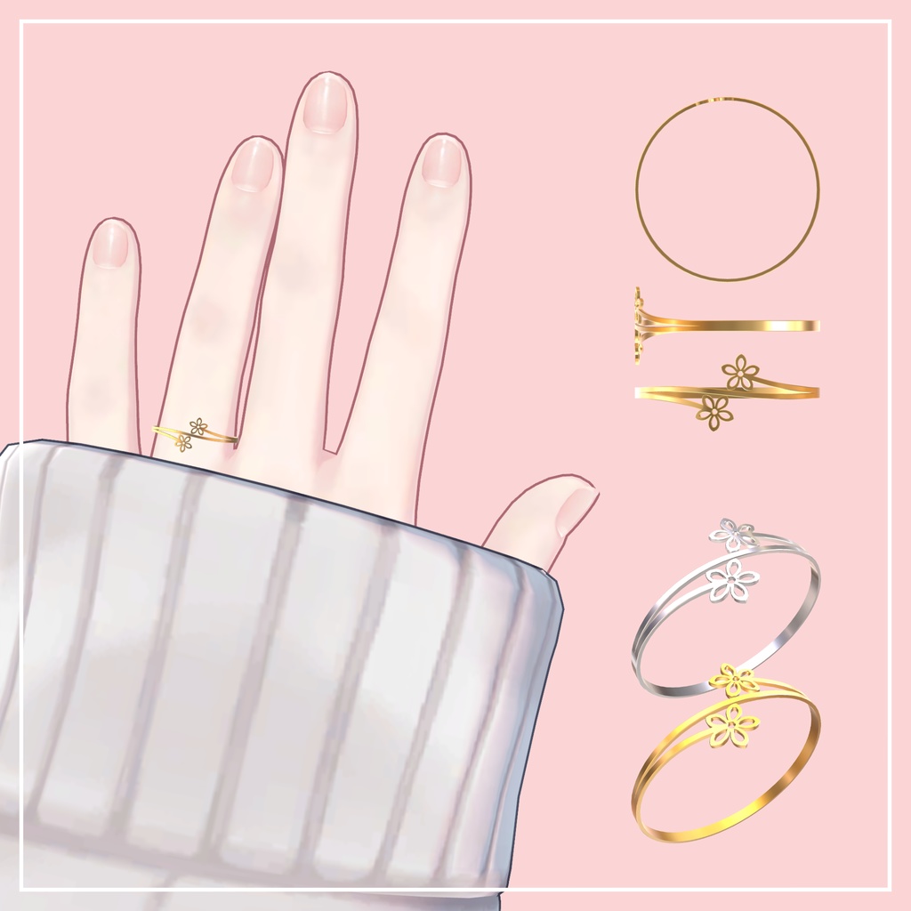 【発売記念☆期間限定無料】Biflora Ring