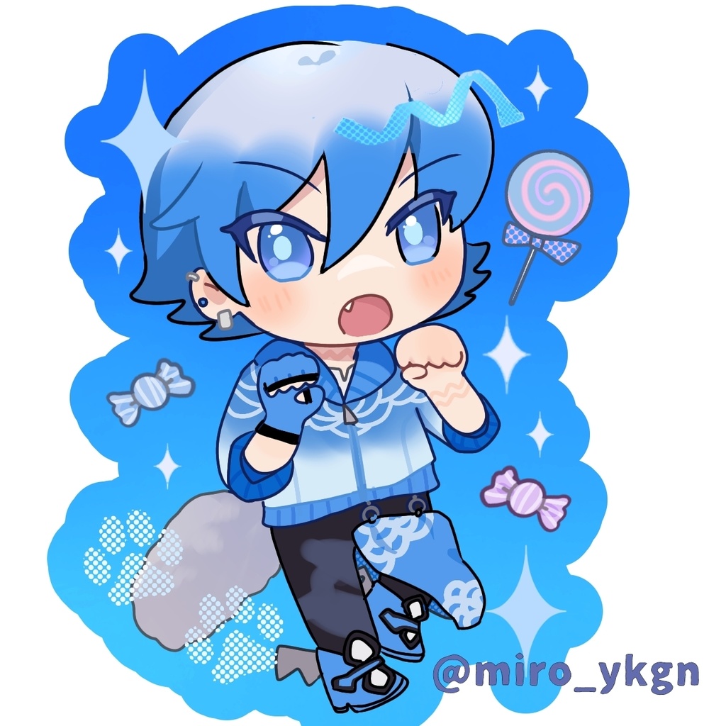 イヌタケキラキラキャンディーアクキー