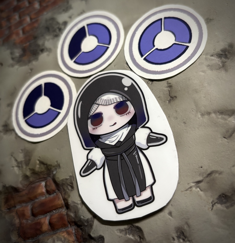 葬儀屋ステッカー・ダウンアイコンシールセット