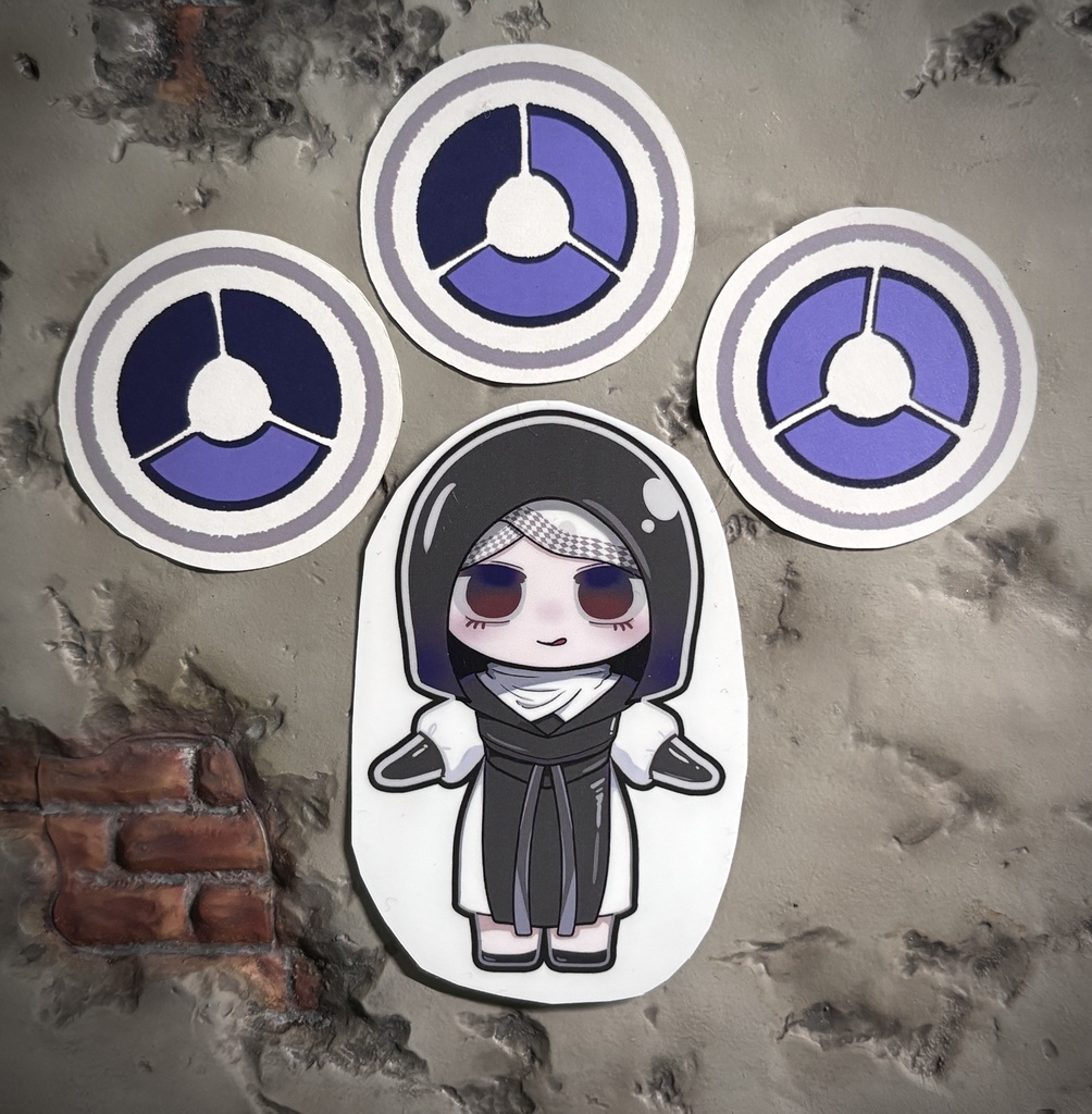 葬儀屋ステッカー・ダウンアイコンシールセット