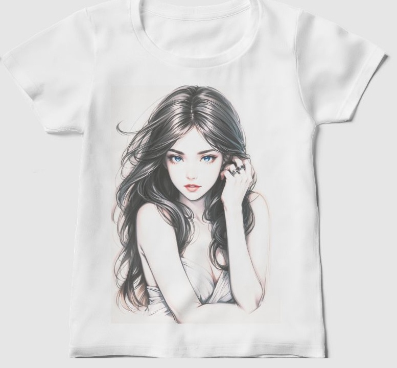 Dream Woman / Elegant Woman レディースTシャツ(白)