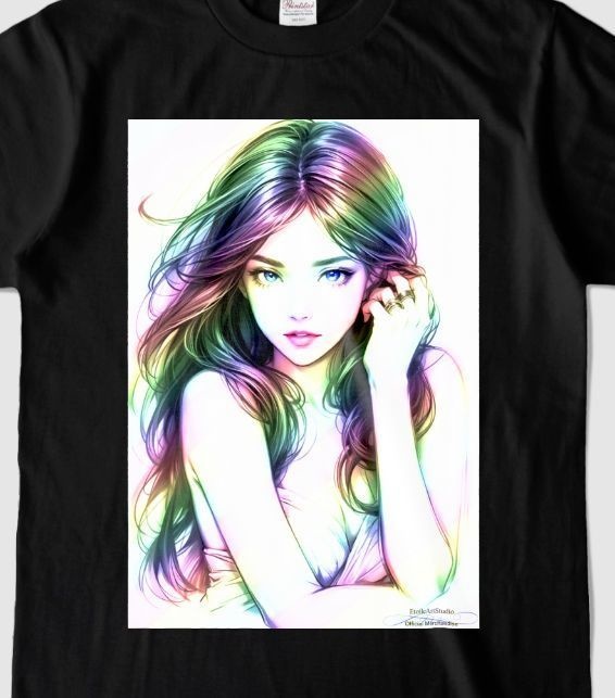 Dream Woman / Elegant Woman Tシャツ(黒)