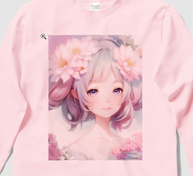 「夢見る瞳3」長袖カラーTシャツ(カラー各種)