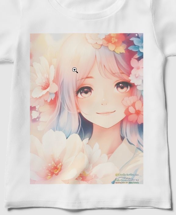 「夢見る瞳2」レディースTシャツ