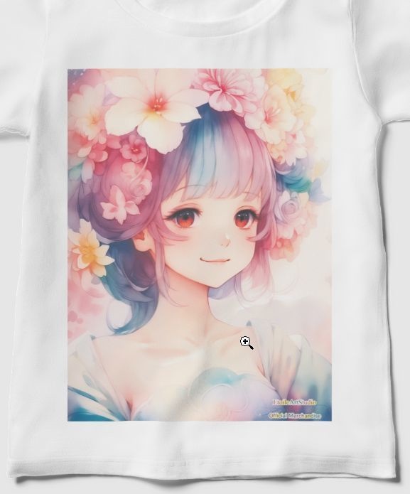 「夢見る瞳5」レディースTシャツ