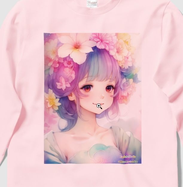 「夢見る瞳5」長袖カラーTシャツ(カラー各種)