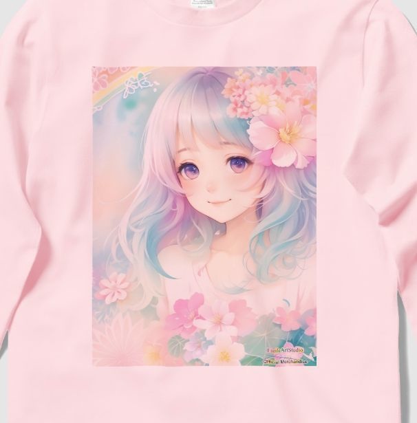 「夢見る瞳6」長袖カラーTシャツ(カラー各種)