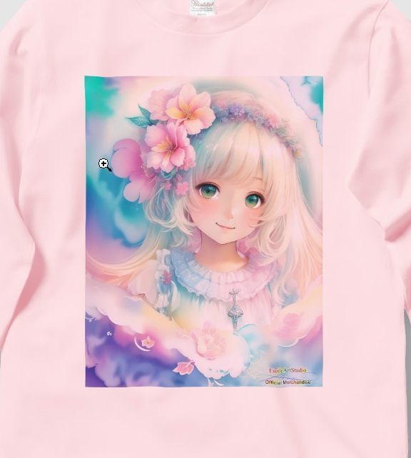 「夢見る瞳8」長袖カラーTシャツ(カラー各種)