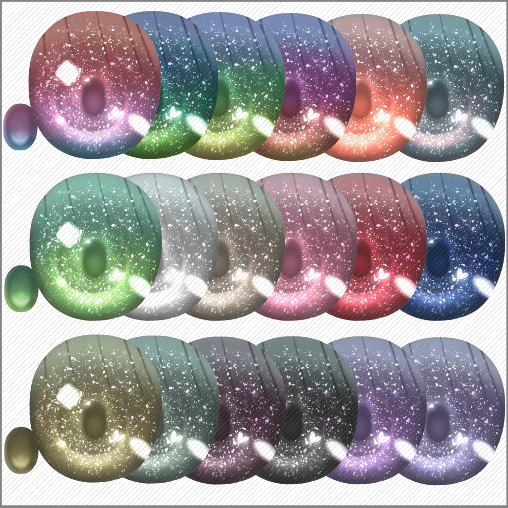 【ミルフィ専用】キラキラアイテクスチャ