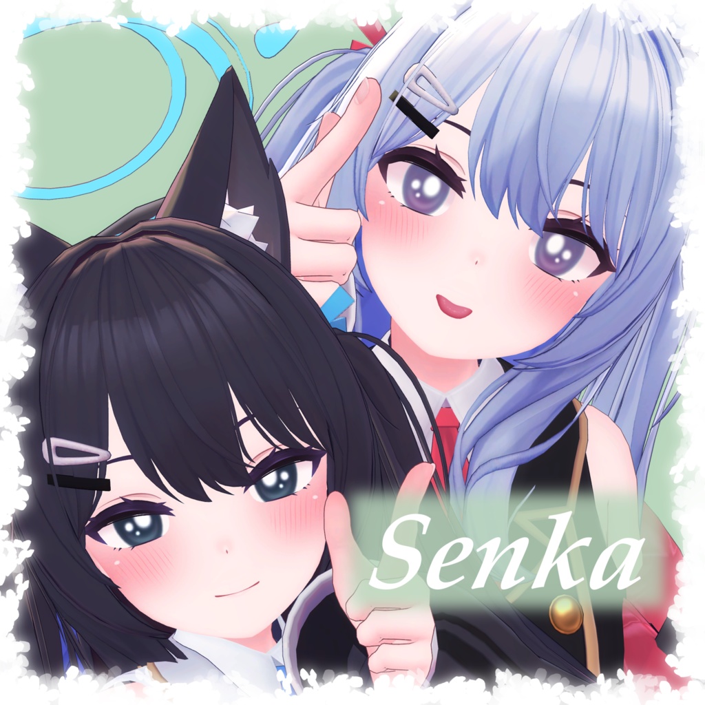 【無料】【2アバター対応】大きめハイライトアイテクスチャ