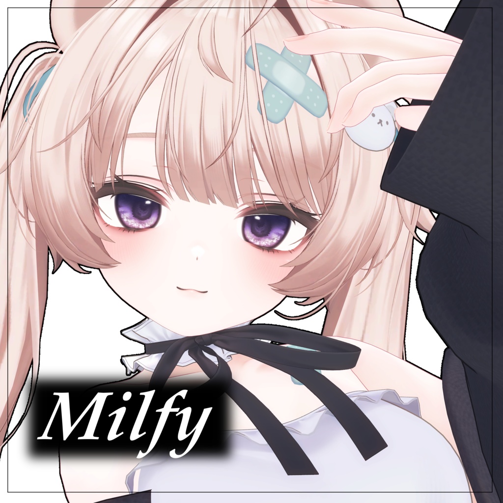 【無料あり】【4アバター対応】闇夜の煌めきアイテクスチャ