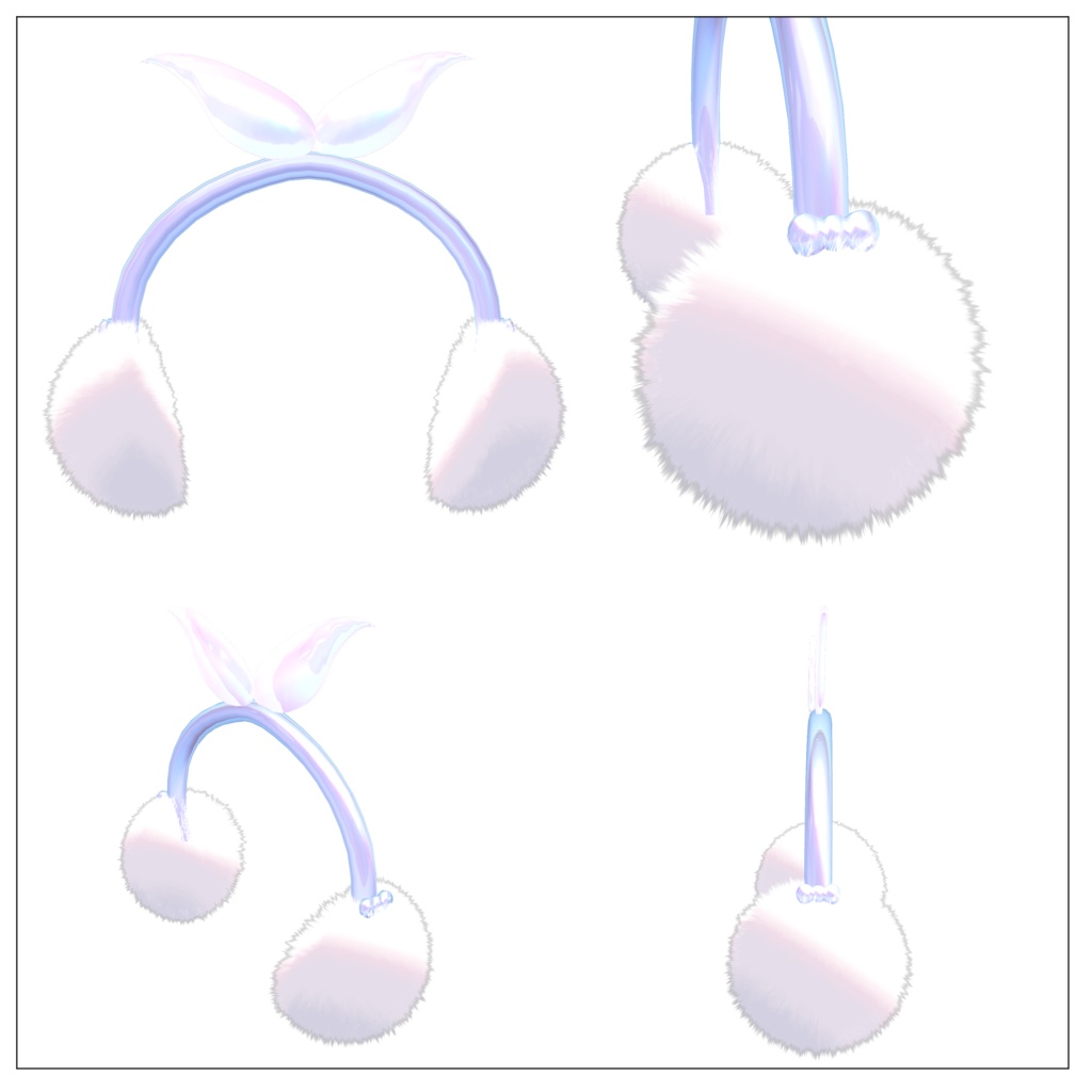 【無料】リボン付きイヤーマフ