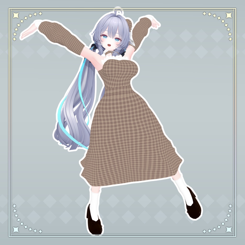 【ラムネ対応】シンプルフリルワンピース