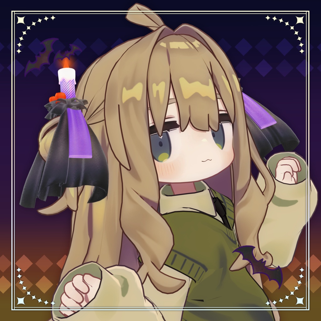 🎃ツインキャンドルリボン🎃