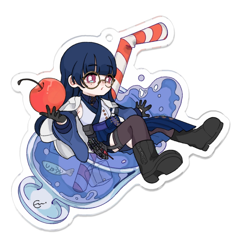 【常設】浦風めぐる　アクリルキーホルダー