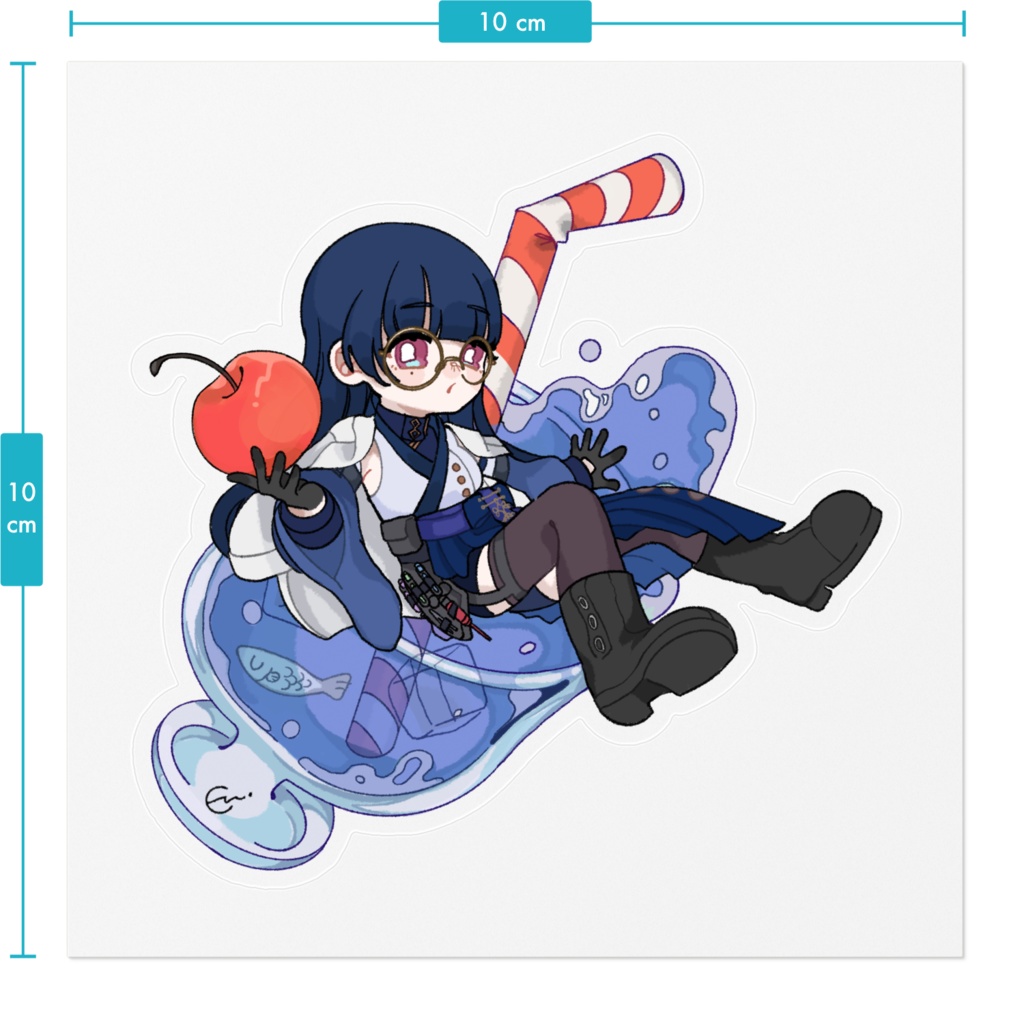 【常設】浦風めぐる ステッカー