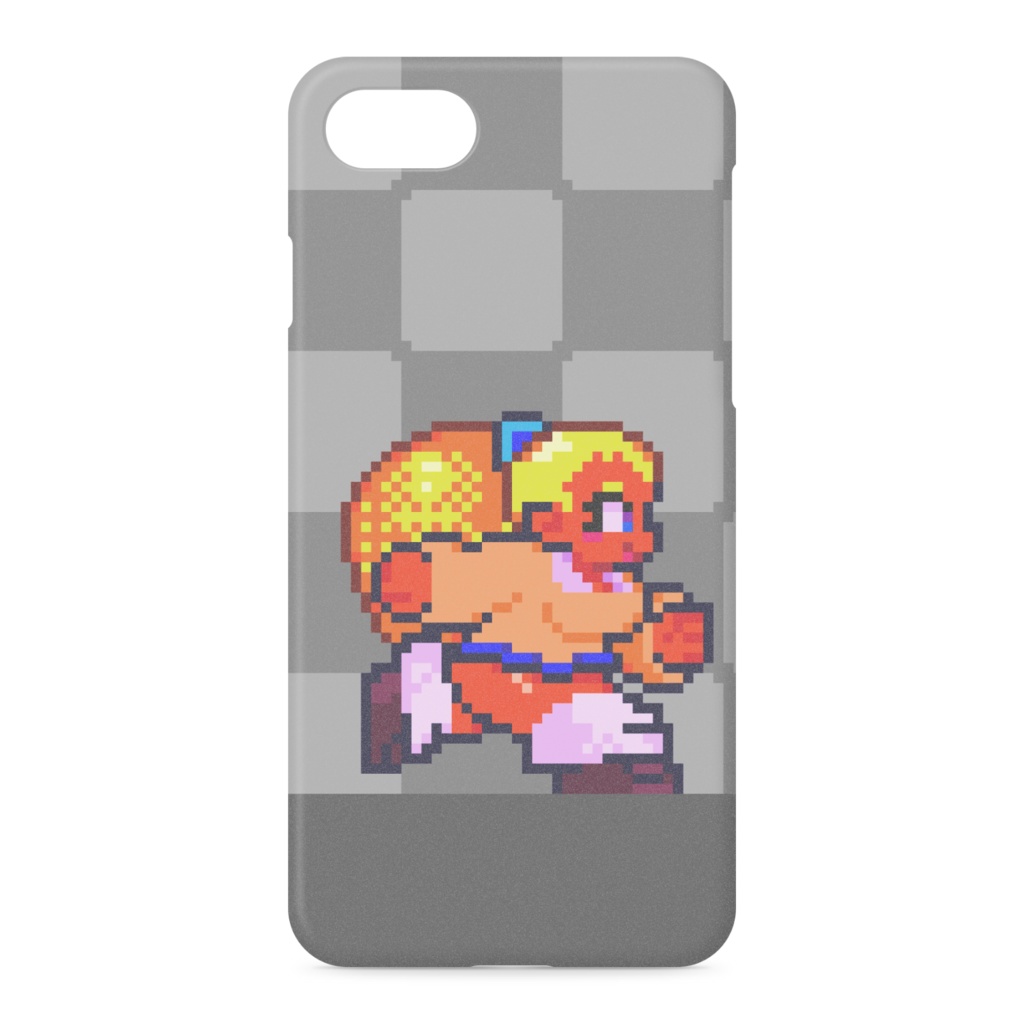 成美ちゃんのドット絵歩きiPhoneケース - iPhone 7 / 8 / SE(第2・第3世代)