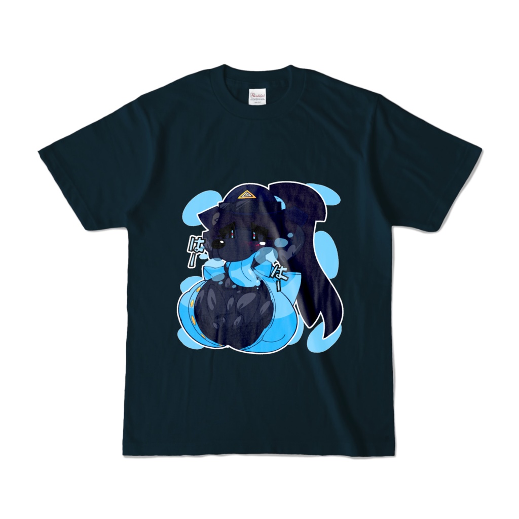 わんわん婦警さんのバストアップ カラーTシャツ S～XL