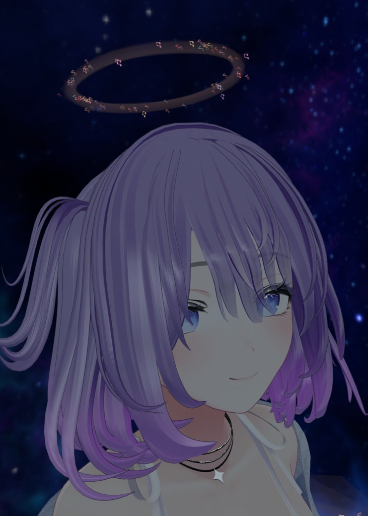 音符が回るヘイロー