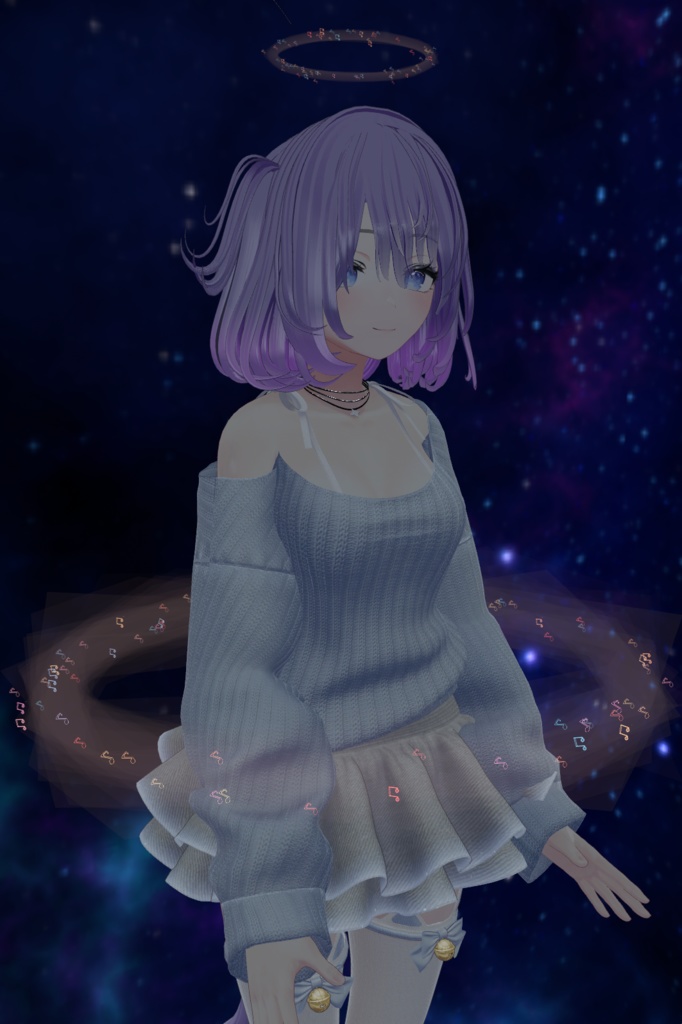 音符が回るヘイロー