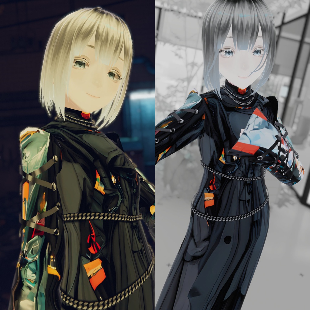 【VRoid衣装】mReaper (エムリーパー) - Style C