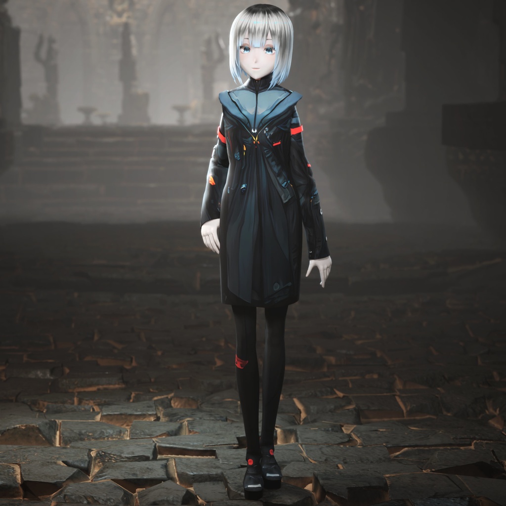 【VRoid衣装】mReaper (エムリーパー) - Style D