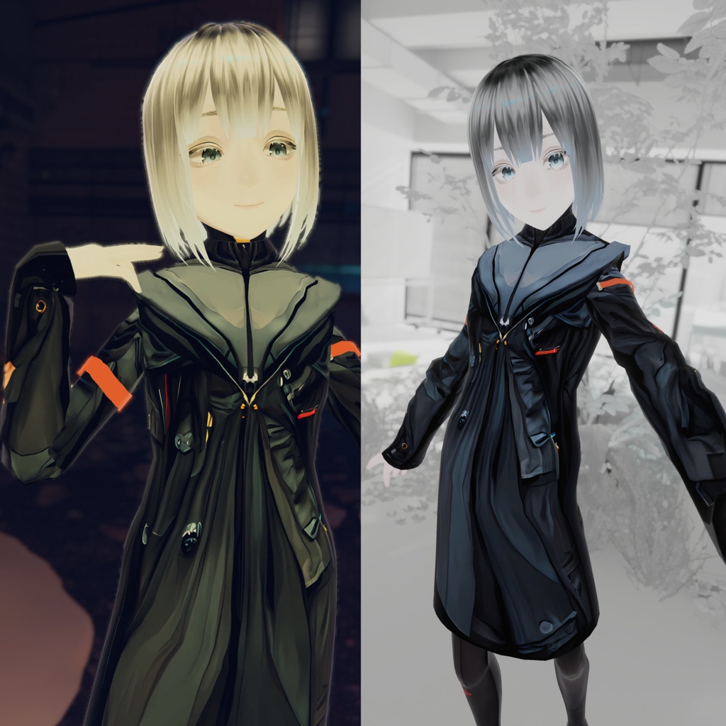 【VRoid衣装】mReaper (エムリーパー) - Style D