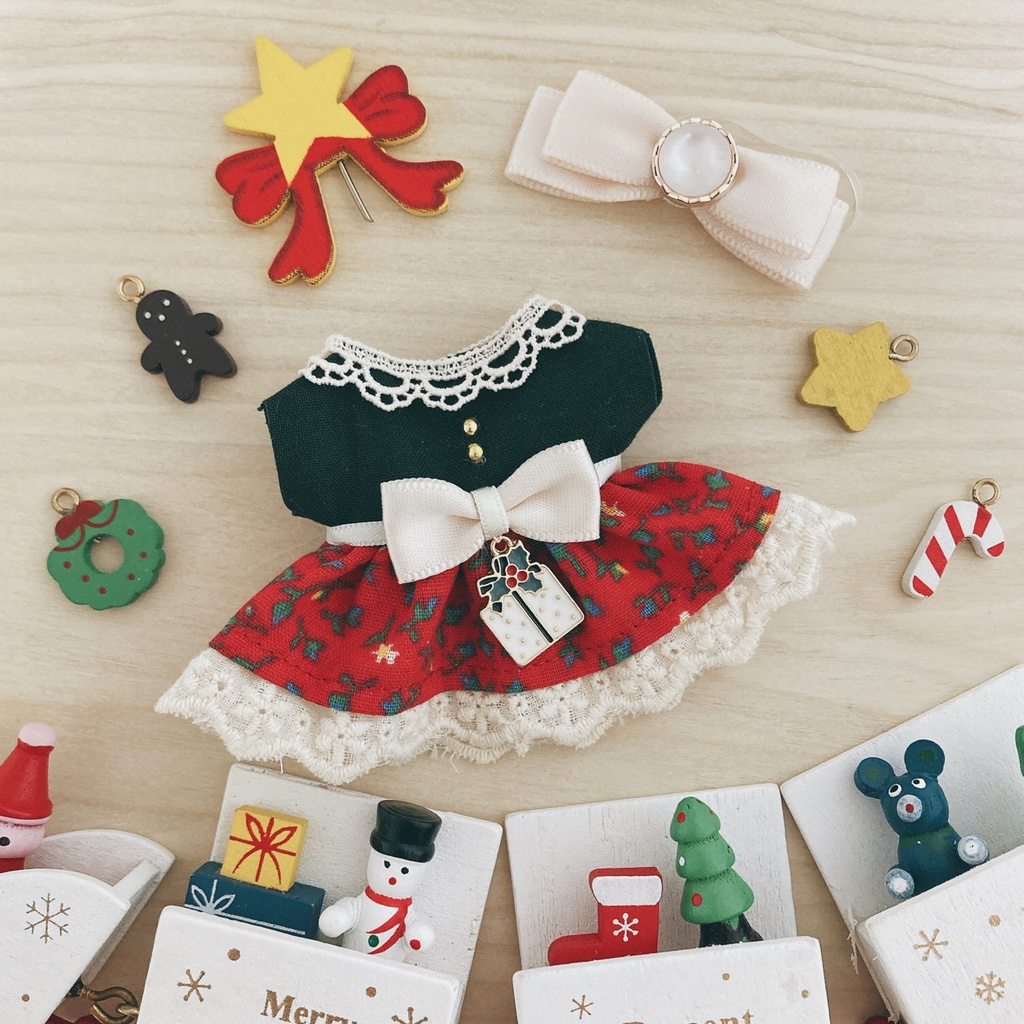 リボン付きクリスマスワンピース❷🎄