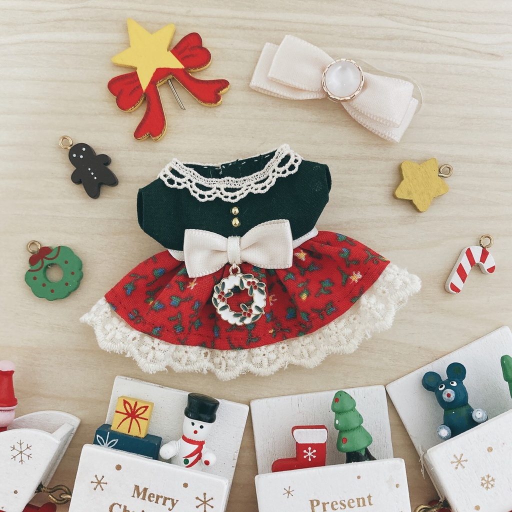 リボン付きクリスマスワンピース❷🎄