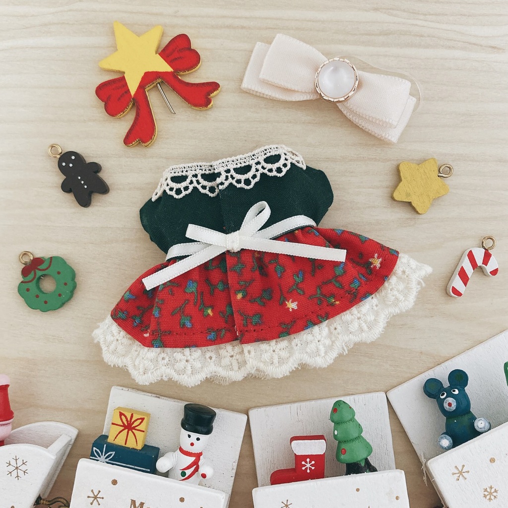 リボン付きクリスマスワンピース❷🎄
