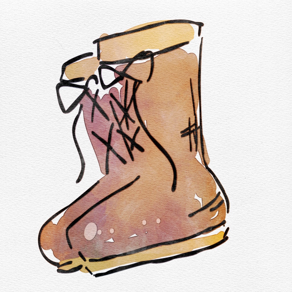 【水彩イラスト】 秋の洋服 セット 【素材】