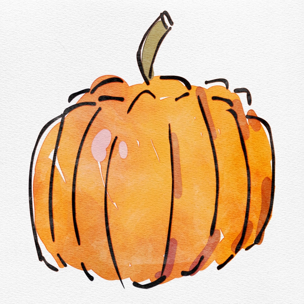 【水彩イラスト】 ハロウィン セット 【素材】