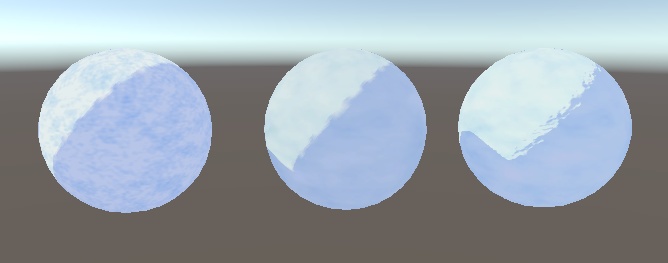 雪テクスチャ&マテリアル