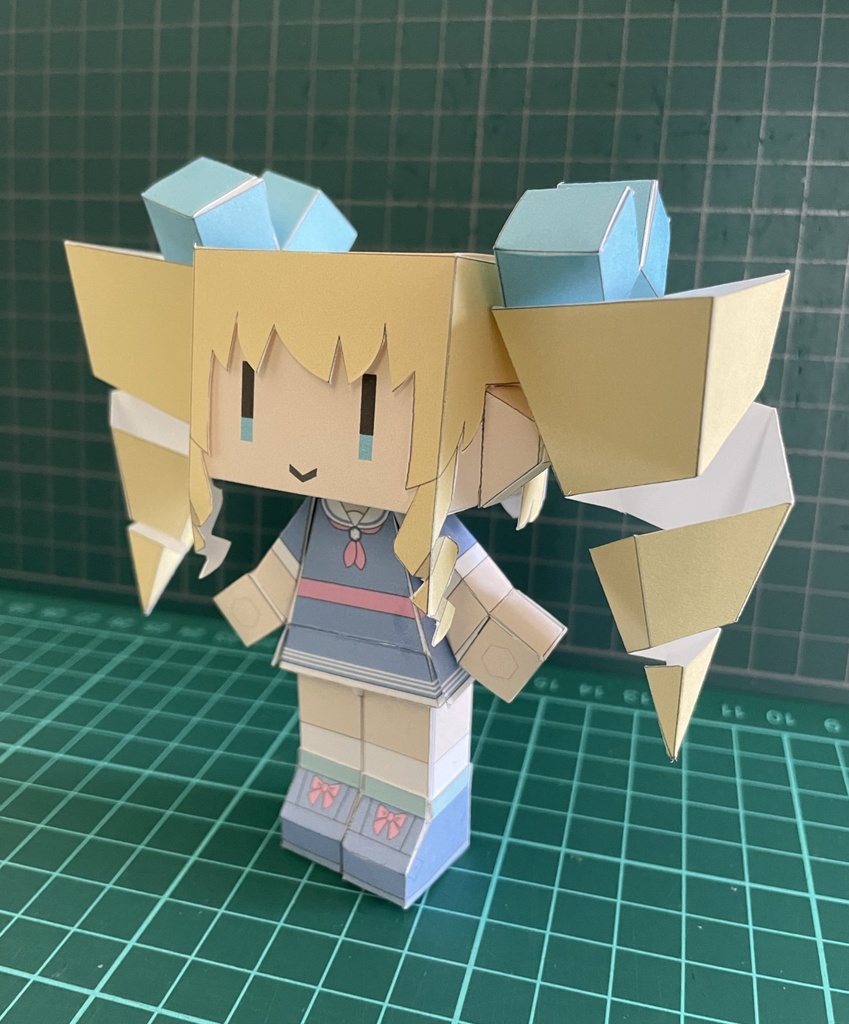 甘野氷ペーパークラフト展開図