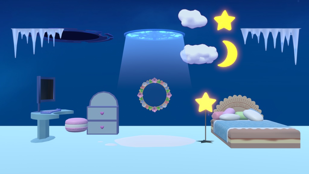 夜空の星と甘い家具-SweetFurnitureSet-