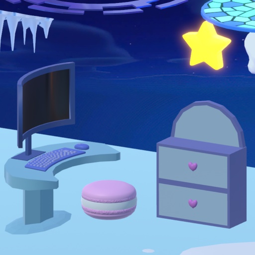 夜空の星と甘い家具-SweetFurnitureSet-