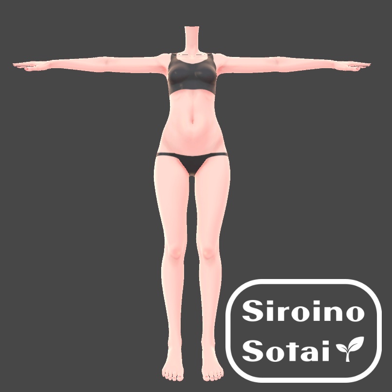 SiroinoSotai対応肌テクスチャ